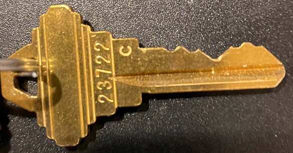 Schlage door key